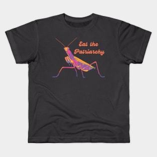 Praying Mantis Will Eat The Patriarchy Kids T-Shirt